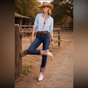 Citizens of Humanity Anthropologie NWT Skyla Slim Straight Jeans Size 30.